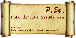 Pokoráczki Szidónia névjegykártya